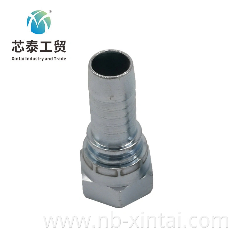 OEM High Quality Bsp Jic Metric Carbon Steel Hydraulic Hose Pipe Fittings Straight, Elbow, T Type Hydraulic Fitting